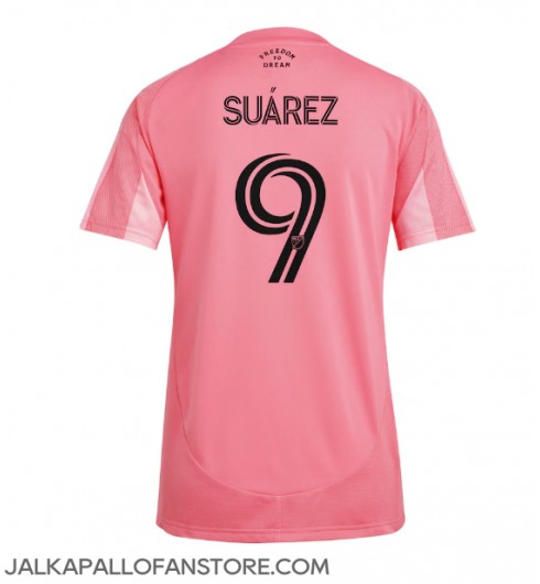 Inter Miami Luis Suarez #9 Kotipaita Naisten 2025-26 Lyhythihainen Inter Miami Luis Suarez #9 Kotipaita Naisten 2025-26 Lyhythihainen